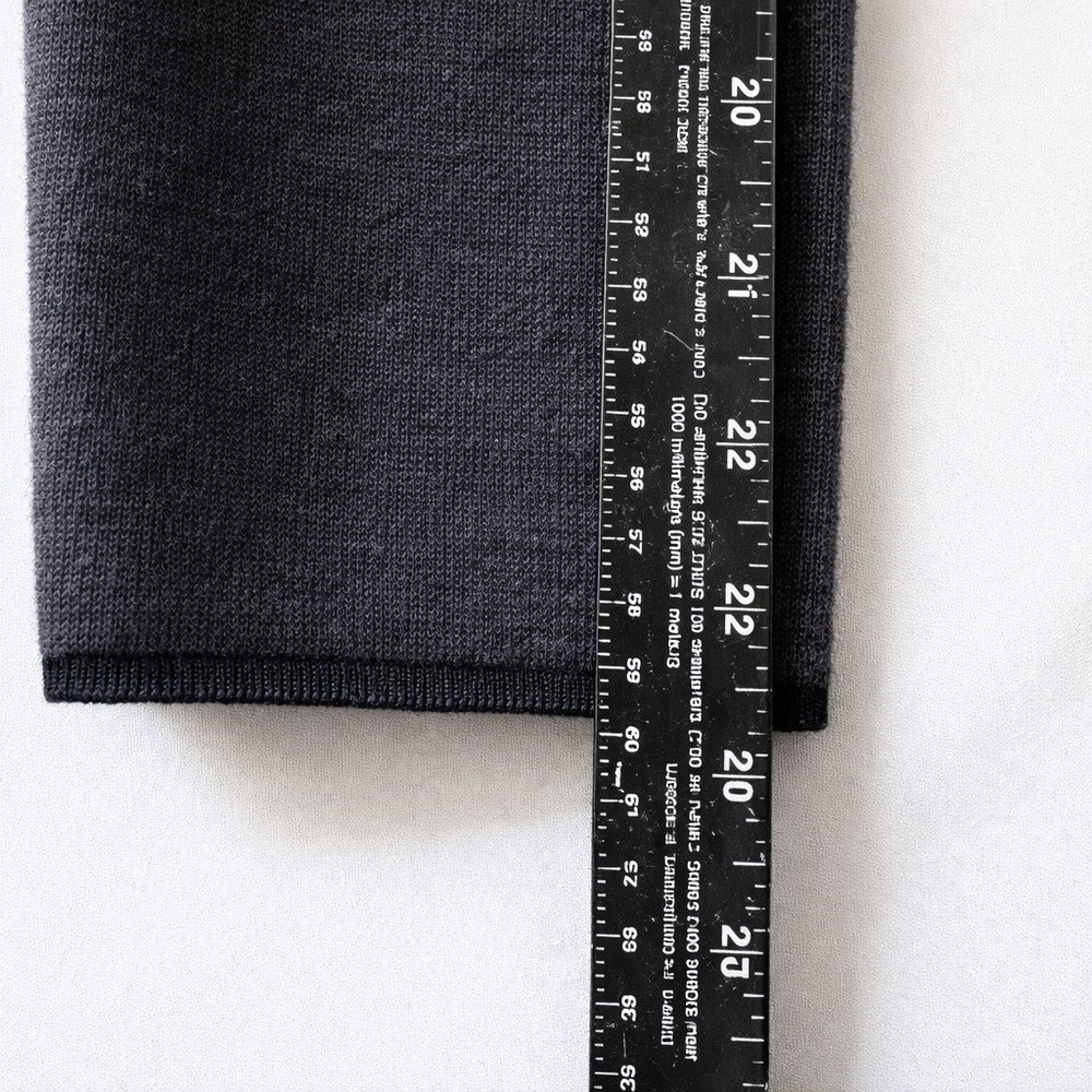 Maurizio Baldassari Reversible Black Gray Wool Jacket Cardigan XL 56 Italy Luxe - Picture 8 of 8
